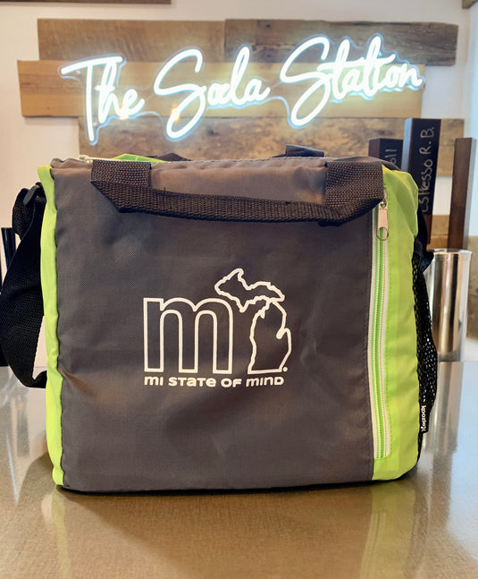 mi State of Mind cooler bag Lime mi Cooler Bag