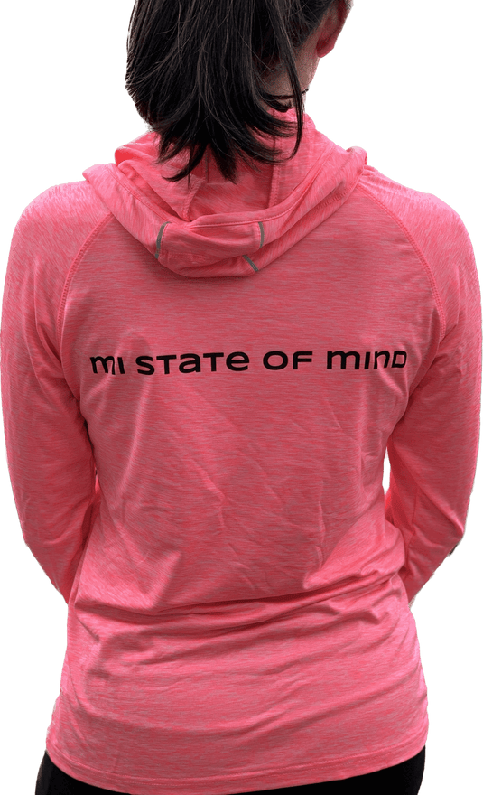 mi State of Mind cowl neck hoodie mi Women's Active Comfort Cowl Neck Hoodie