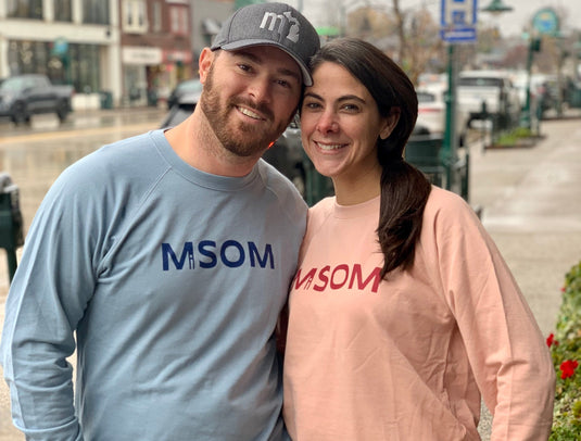mi State of Mind crewneck sweatshirt MiSOM Crew Neck - Rose & Red