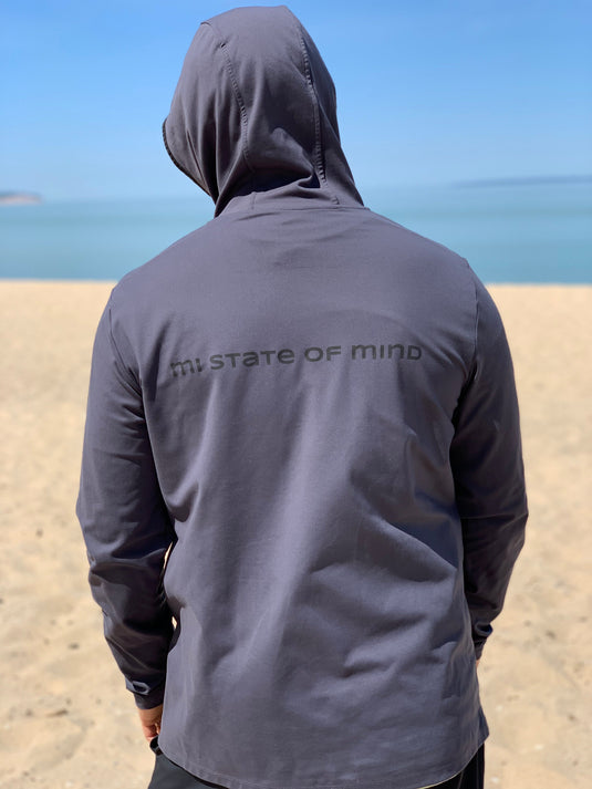 mi State of Mind Hoodie Zip up mi Men's Active Zip-up