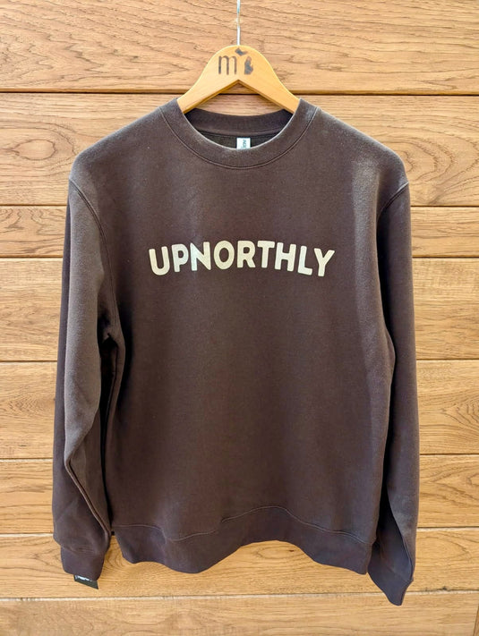 mi State of Mind sweatshirt Brown / XS “UPNORTHLY” Crewneck
