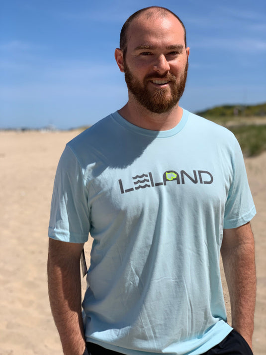 mi State of Mind T-shirt XS LELAND T - Ice Blue