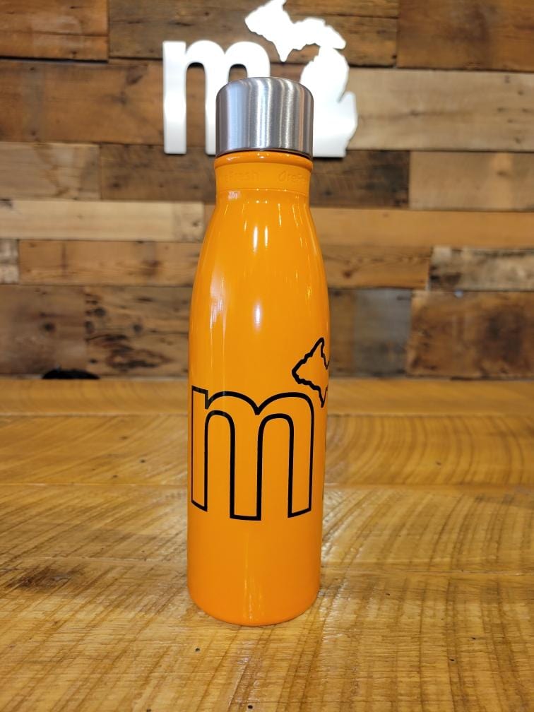 Load image into Gallery viewer, mi State of Mind Water bottle Bold Orange mi Stainless Vacuum Bottle (18 oz)
