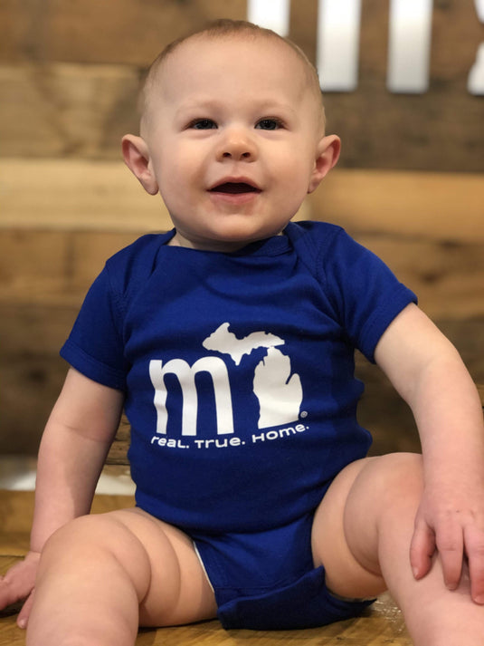 mi State of Mind Baby Onesie mi Solid Baby Onesie (4 colors)