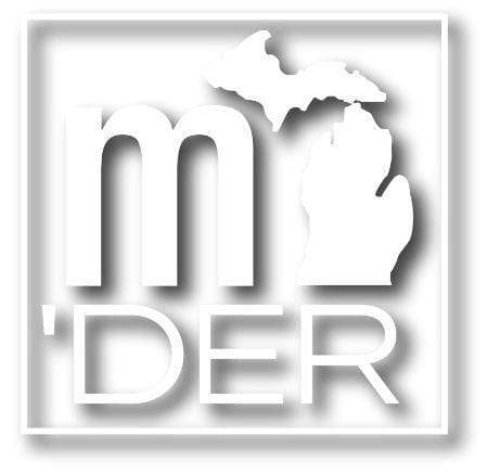 Load image into Gallery viewer, mi State of Mind car decal Matte Vinyl True Michigander Car Decal (4&quot;x4&quot;)
