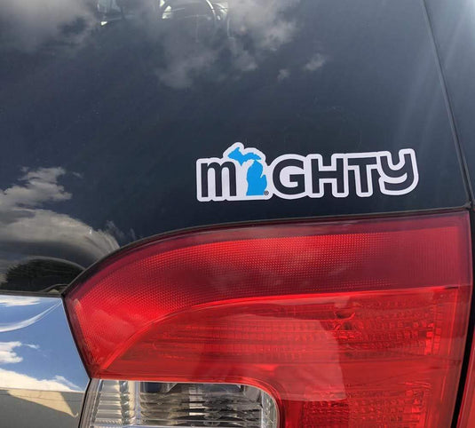 mi State of Mind car decal Michigan Mighty Vinyl Car Decal