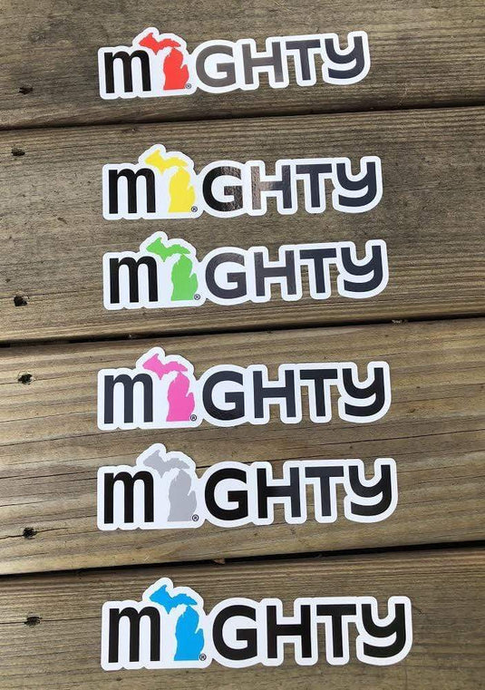 mi State of Mind car decal Michigan Mighty Vinyl Car Decal