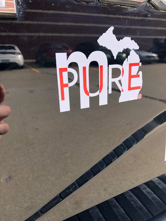 mi State of Mind car sticker