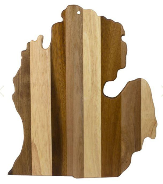 mi State of Mind cutting board mi Shiplap Michigan Cutting Board