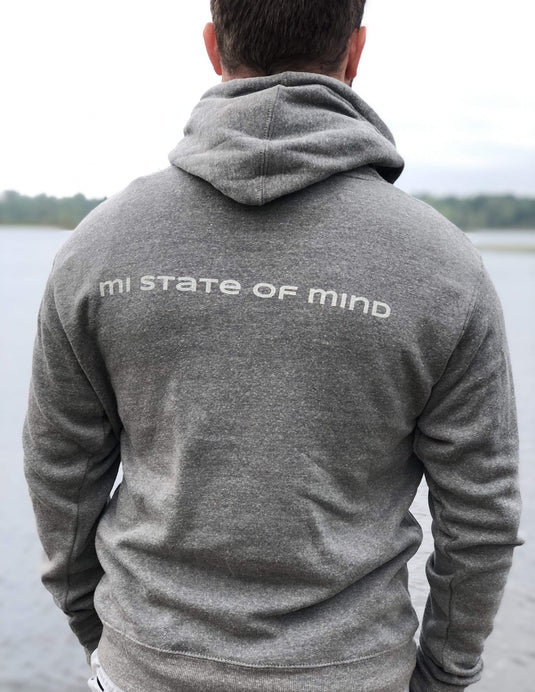 mi State of Mind hoodie mi Tri-Blend Soft Outline Hoodie (NEW - 6 colors)
