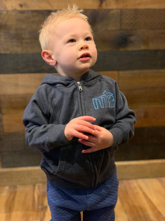 mi State of Mind Kids Hoodie Midnight / 2T mi Toddler Zip Up Hoodie (2 colors)