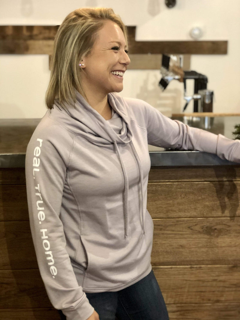 Load image into Gallery viewer, mi State of Mind Performance Blush / S mi Active Funnel Neck Sweatshirt (5 colors)
