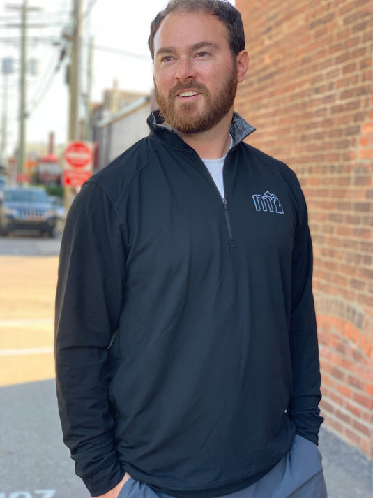 mi State of Mind quarter zip pullover mi
