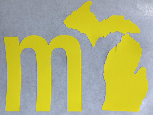 mi State of Mind Sticker mi Vinyl Car Decal (7 colors)