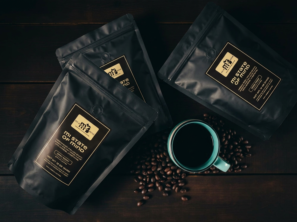 Michigan-roasted ground coffee