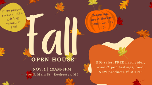 4th Annual Fall Open House!