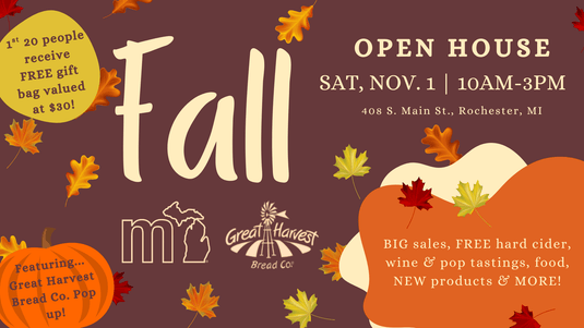 4th Annual Fall Open House!