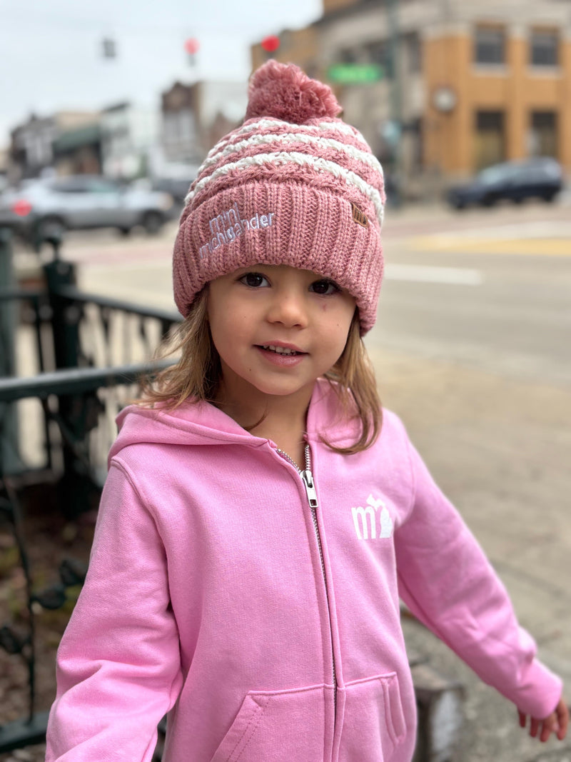 Load image into Gallery viewer, mi State of Mind beanie Mini Michigander Beanies
