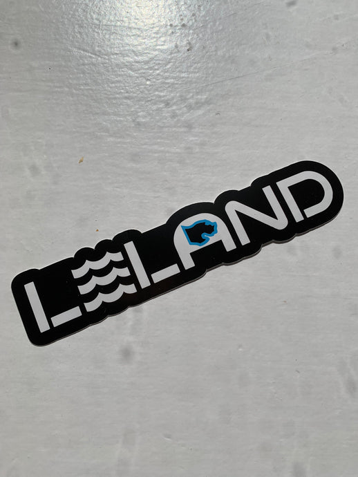 mi State of Mind Blue state LELAND Decal