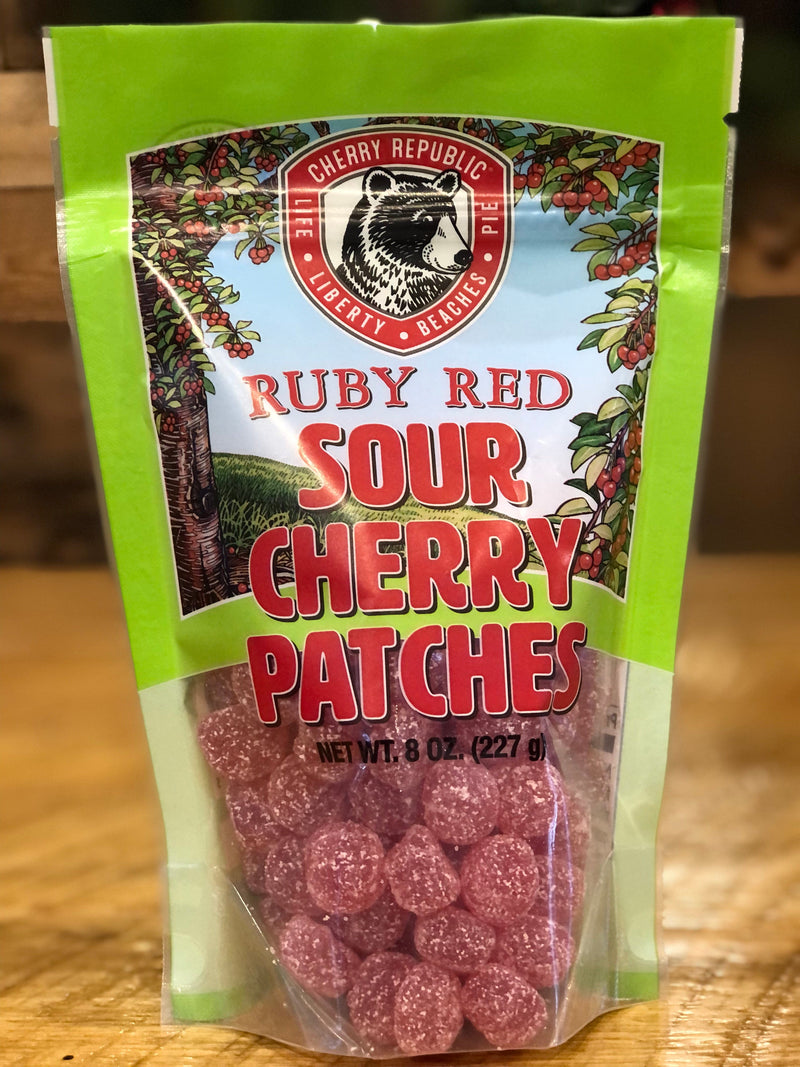 Load image into Gallery viewer, mi State of Mind cherry gummies Ruby Red Sour Patches Cherry Republic Gummies
