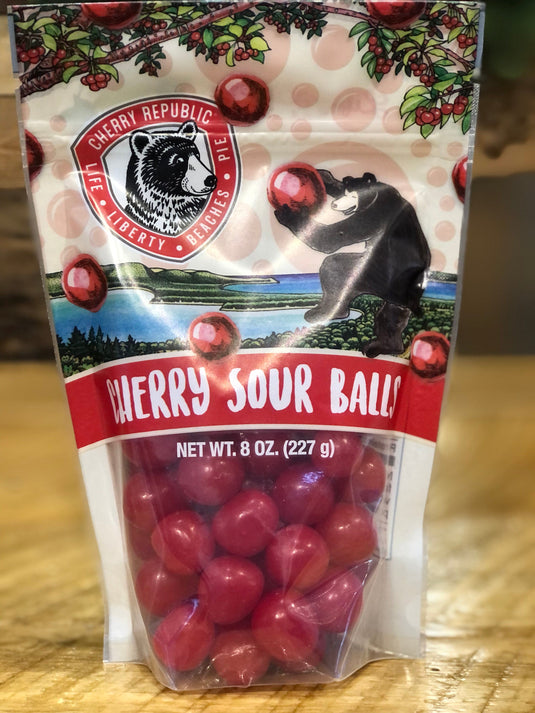 mi State of Mind cherry gummies Sour Balls Cherry Republic Gummies