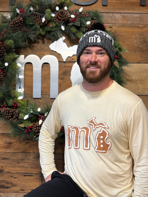 mi State of Mind Christmas shirt Cream / XS mi Bamboo Christmas Shirt
