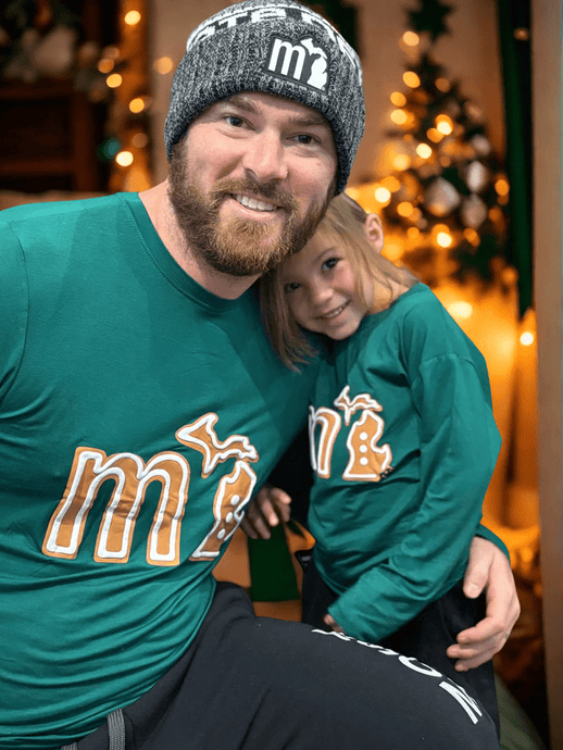 mi State of Mind Christmas shirt Green / XS mi Kids Christmas T-shirt