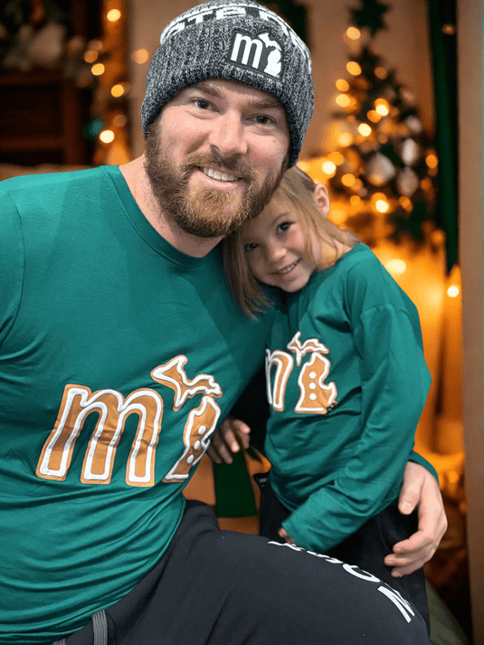 mi State of Mind Christmas shirt Green / XS mi Kids Christmas T-shirt