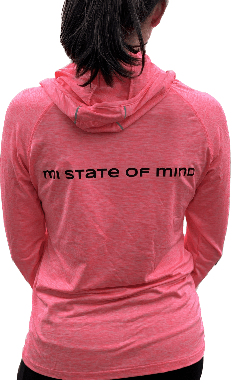 Load image into Gallery viewer, mi State of Mind cowl neck hoodie mi Women&#39;s Active Comfort Cowl Neck Hoodie
