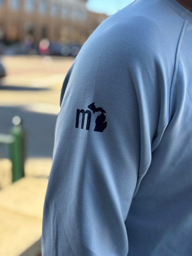 Load image into Gallery viewer, mi State of Mind crewneck sweatshirt mi Classic Crew
