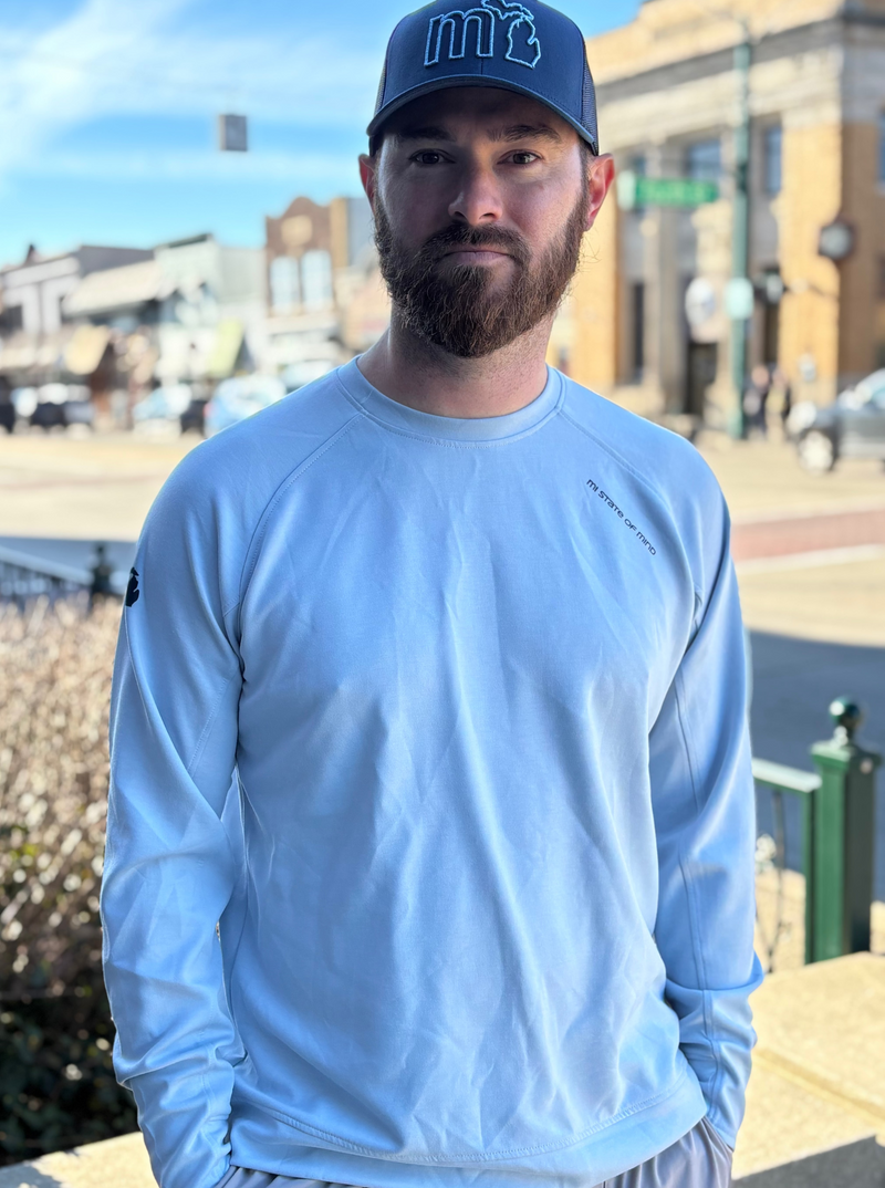 Load image into Gallery viewer, mi State of Mind crewneck sweatshirt mi Classic Crew
