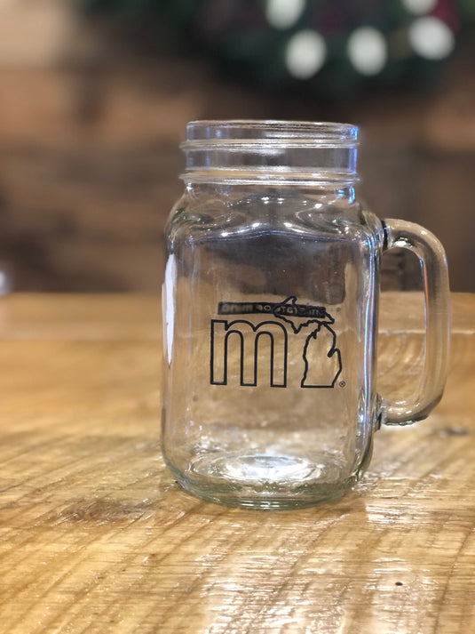 mi State of Mind Drinkware mi Mason Jar Glass Mug