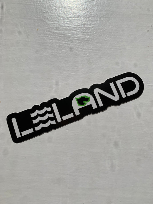 mi State of Mind Green state LELAND Decal
