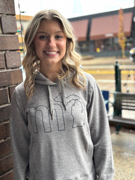 mi State of Mind Hoodie Heather Grey / S mi Women's Elevation Hoodie