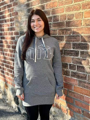 mi State of Mind Hoodie Heather Grey / XS mi Hoodie Dress