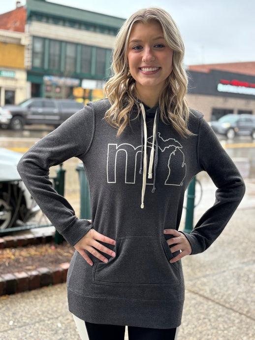 mi State of Mind Hoodie mi Hoodie Dress
