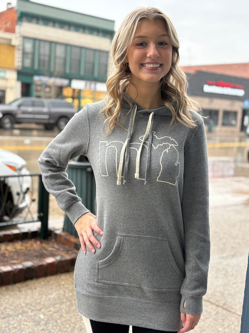 Load image into Gallery viewer, mi State of Mind Hoodie mi Hoodie Dress
