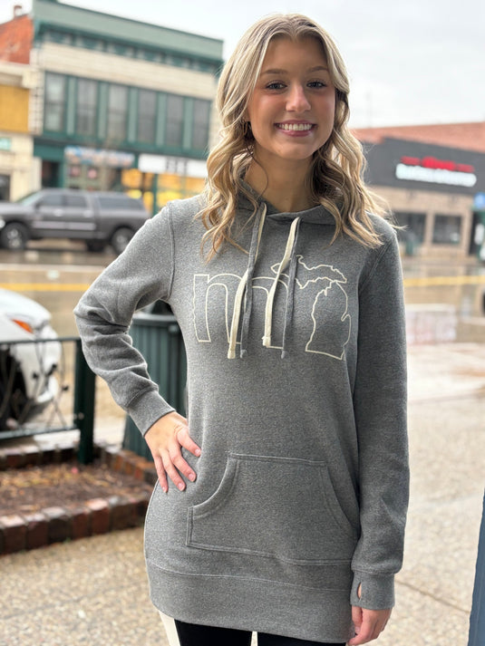 mi State of Mind Hoodie mi Hoodie Dress