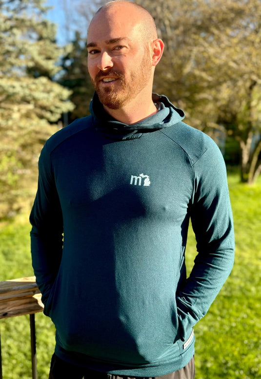 mi State of Mind Light Hoodie Blue / Small mi Soft Flex Hoodie