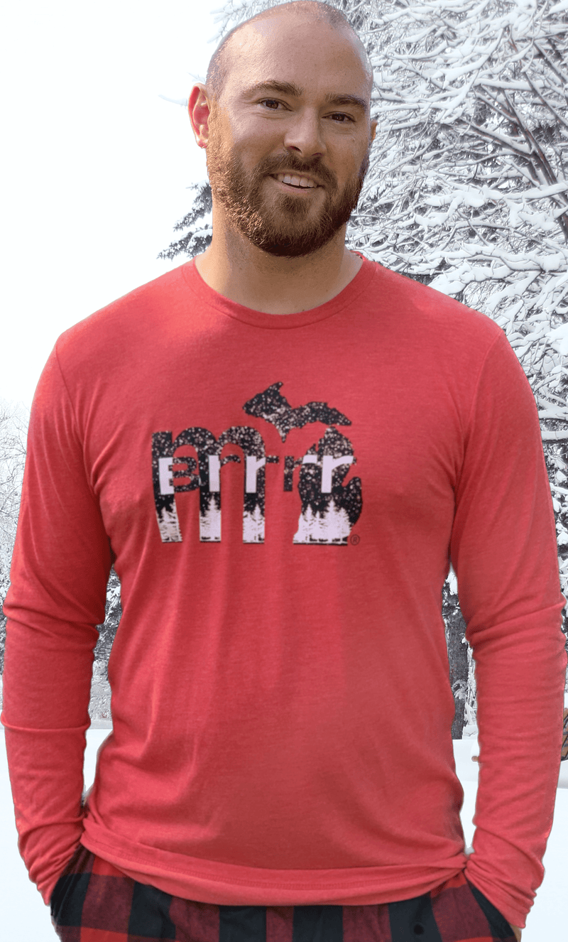 Load image into Gallery viewer, mi State of Mind Long Sleeve T L mi Winter Chill Tri-Blend Long Sleeve T
