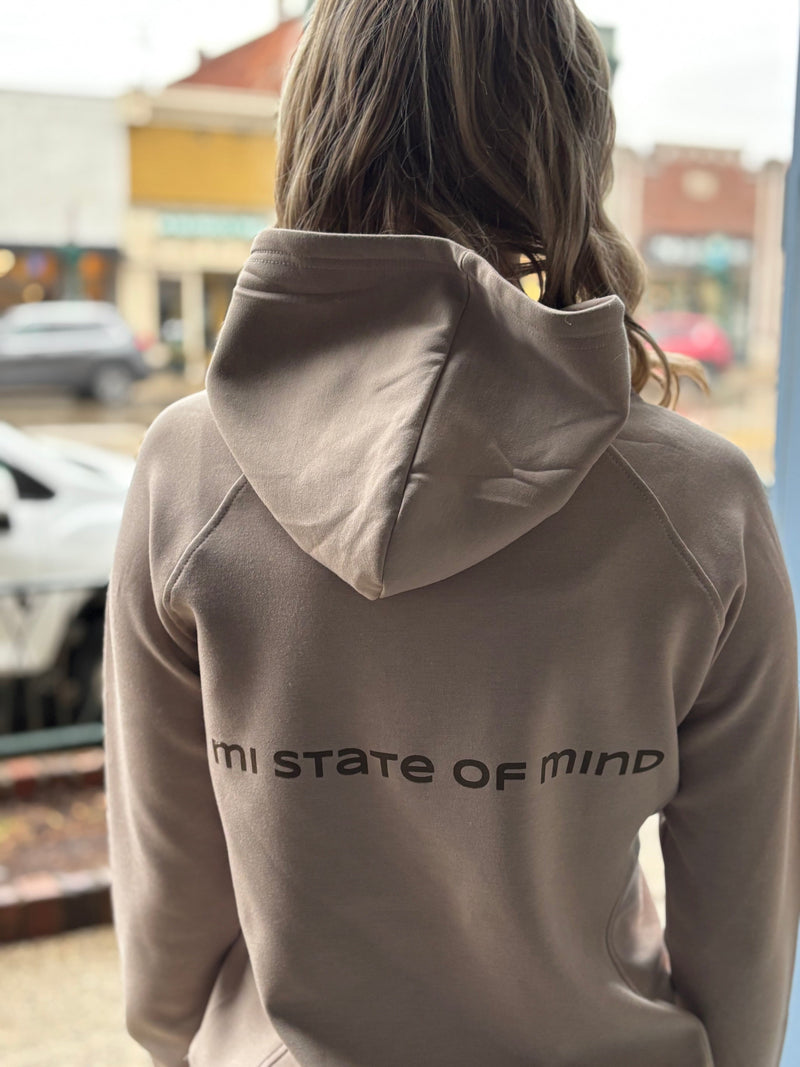 Load image into Gallery viewer, mi State of Mind mi Women’s Summit Hoodie
