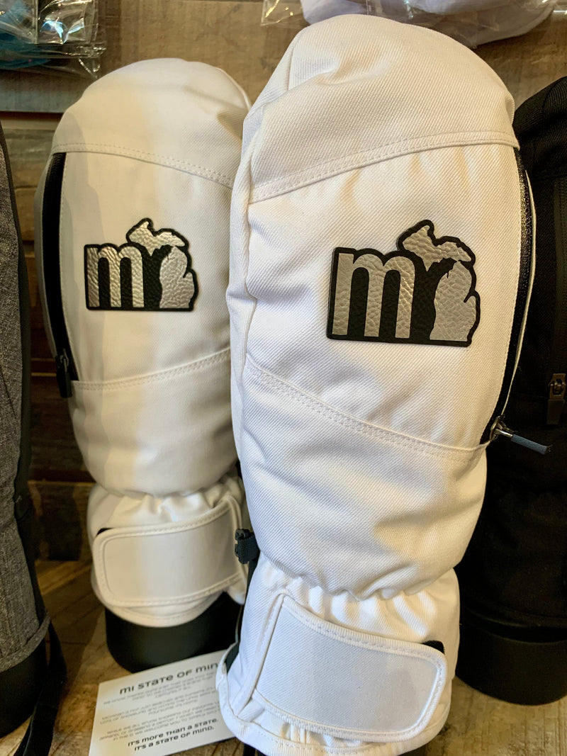 Load image into Gallery viewer, mi State of Mind Mittens White / M mi Mittens
