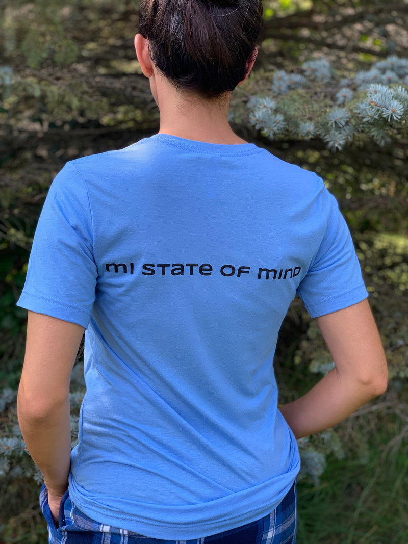 Load image into Gallery viewer, mi State of Mind T-shirt mi Winter Chill Tri-Blend T
