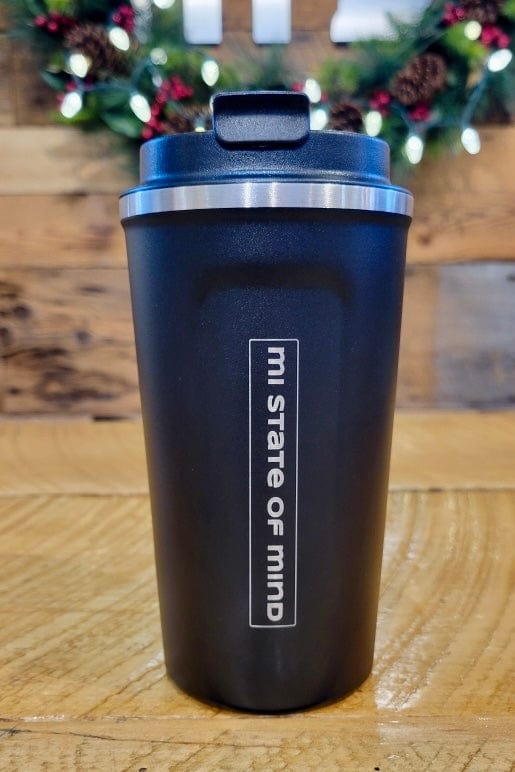 mi State of Mind thermos Black mi Pick-me-up Travel Cup (16oz)