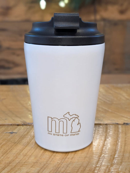 mi State of Mind thermos White mi Joe-on-the-Go Cup (12oz)