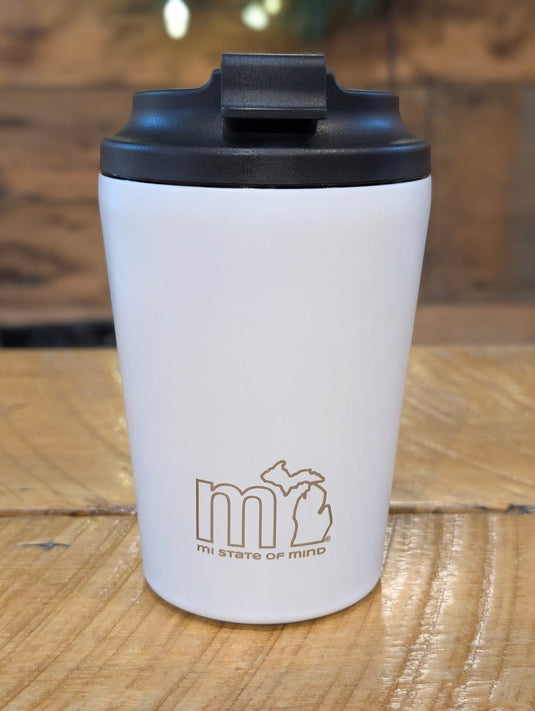 mi State of Mind thermos White mi Joe-on-the-Go Cup (12oz)