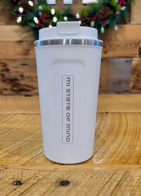 mi State of Mind thermos White mi Pick-me-up Travel Cup (16oz)