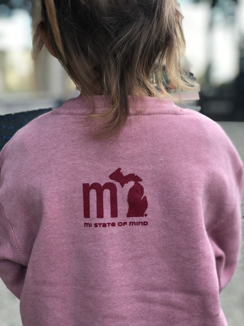 Load image into Gallery viewer, mi State of Mind toddler crewneck mi Toddler Crewneck Sweatshirt
