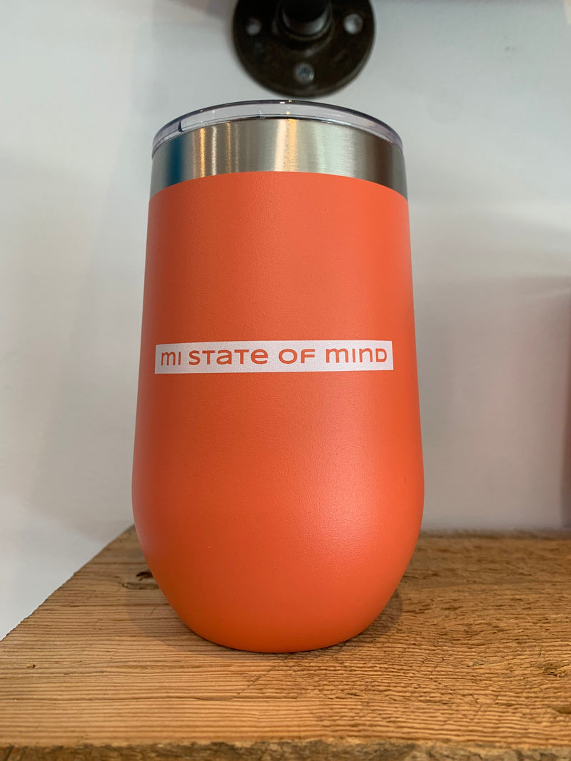 Load image into Gallery viewer, mi State of Mind tumbler PENINSULA Wine Tumblers
