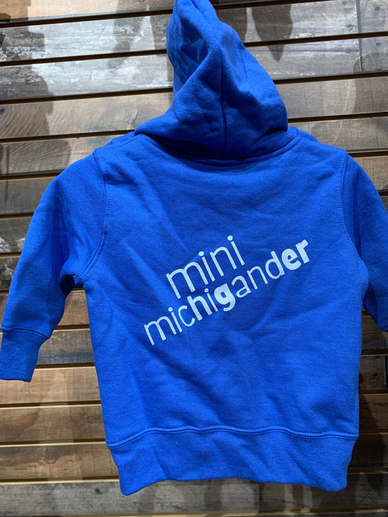 Load image into Gallery viewer, mi State of Mind Baby &amp; Toddler 6 Month / Blue mi Baby Zip Hoodie

